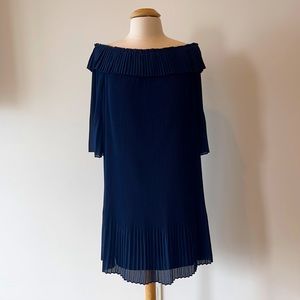 Ted baker navy cocktail dress